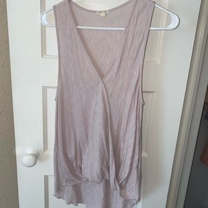 Lilac crisscross top from Anthropologie